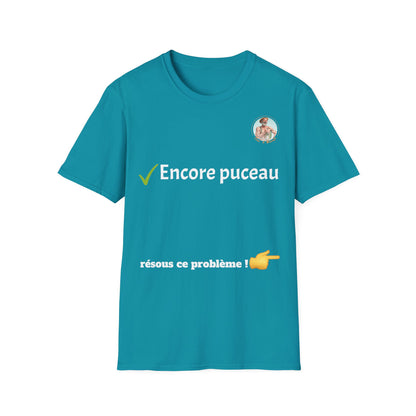 T-shirt "encore puceau" Com'd Beaufs - UNISEX