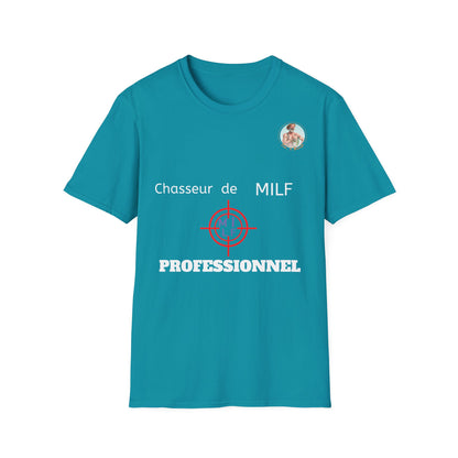 T-Shirt "Chasseur De Milf" Com'd Beaufs - UNISEX