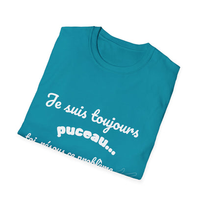 T-shirt "encore puceau" Com'd Beaufs - UNISEX