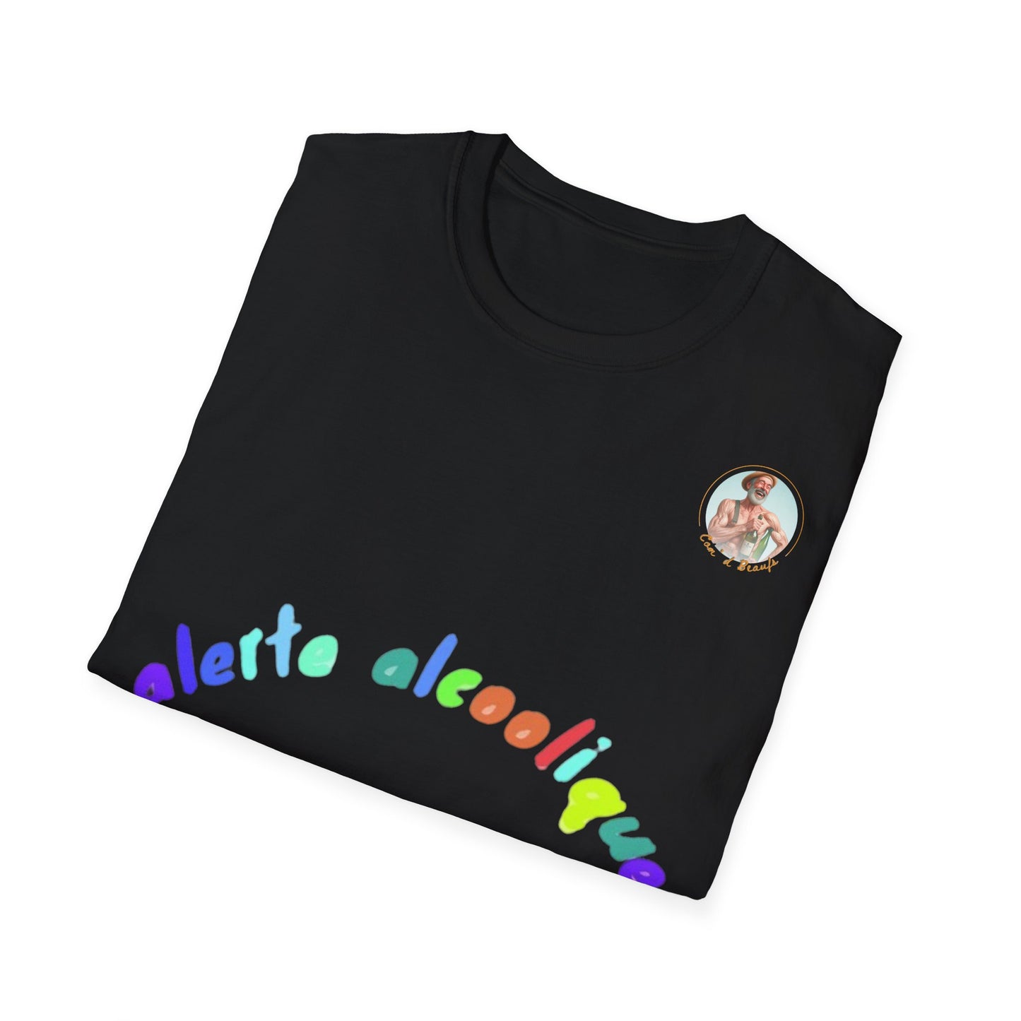 T-Shirt " Alerte Alcoolique " Com'd Beaufs - UNISEX