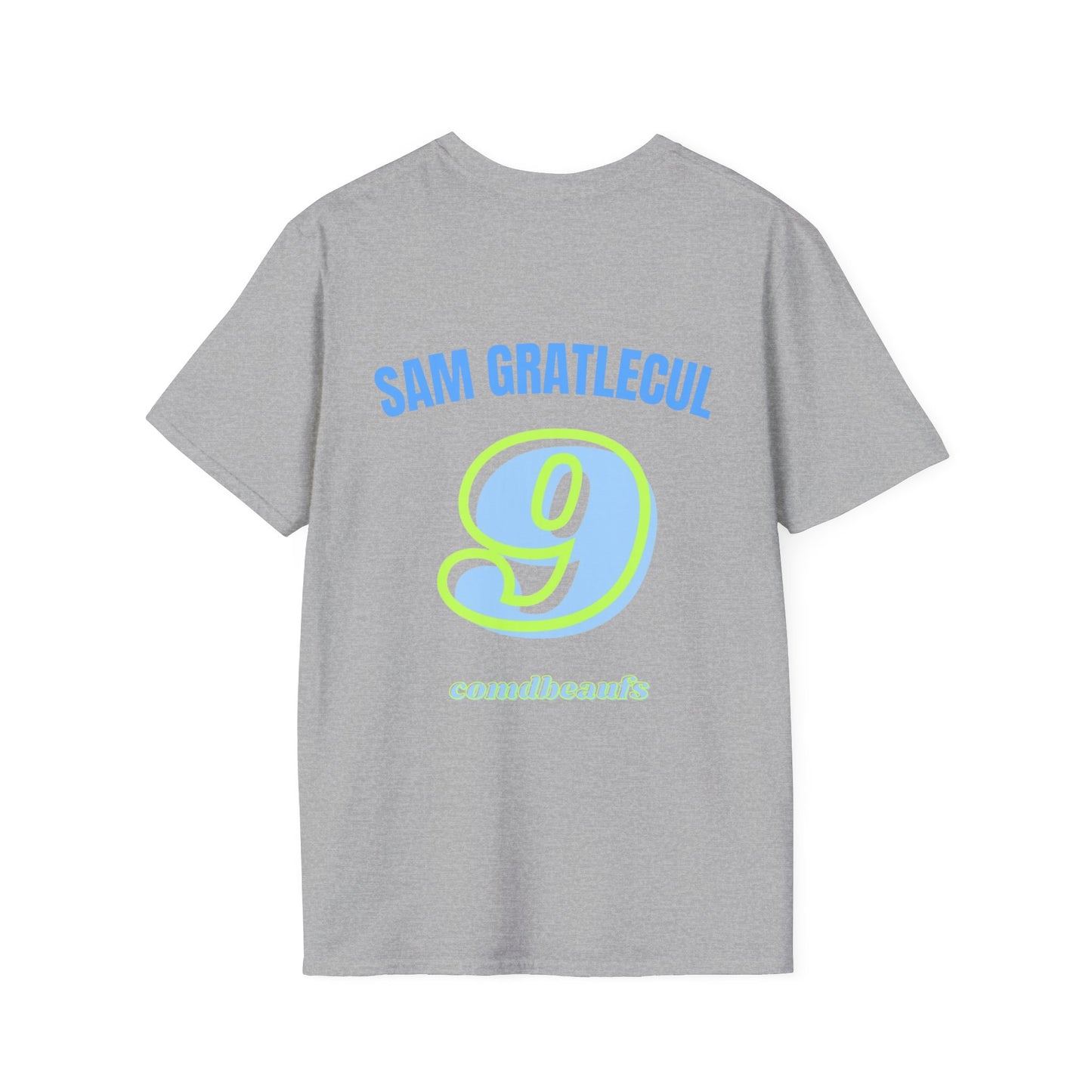 T-shirt type maillot " Sam Gratlecul " Com'd Beaufs - UNISEX