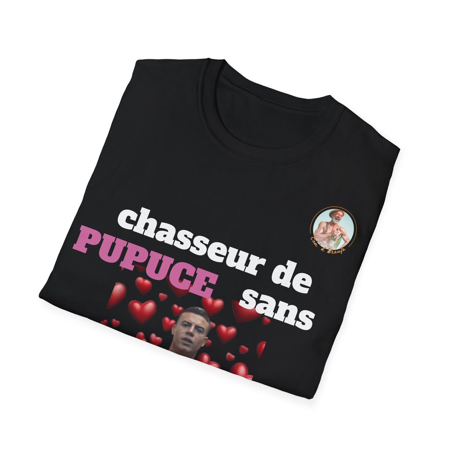 T-Shirt "Chasseur Pupuce sans prépuce " Com'd Beaufs - UNISEX