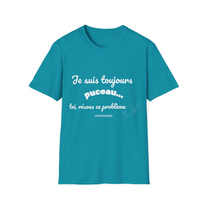 T-shirt "encore puceau" Com'd Beaufs - UNISEX