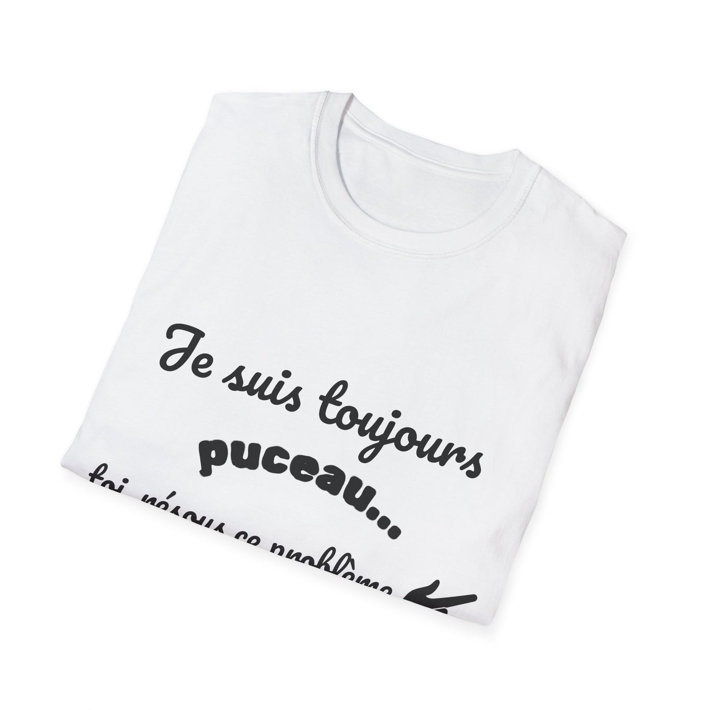 T-shirt "encore puceau" Com'd Beaufs - UNISEX