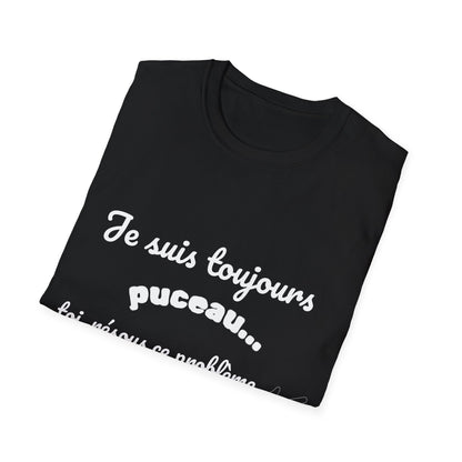 T-shirt "encore puceau" Com'd Beaufs - UNISEX