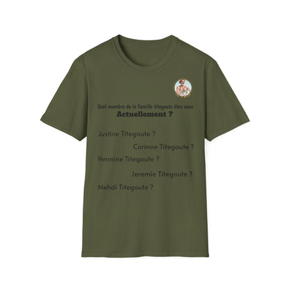 T- shirt "Famille Titegoute" Com'd Beaufs - UNISEX