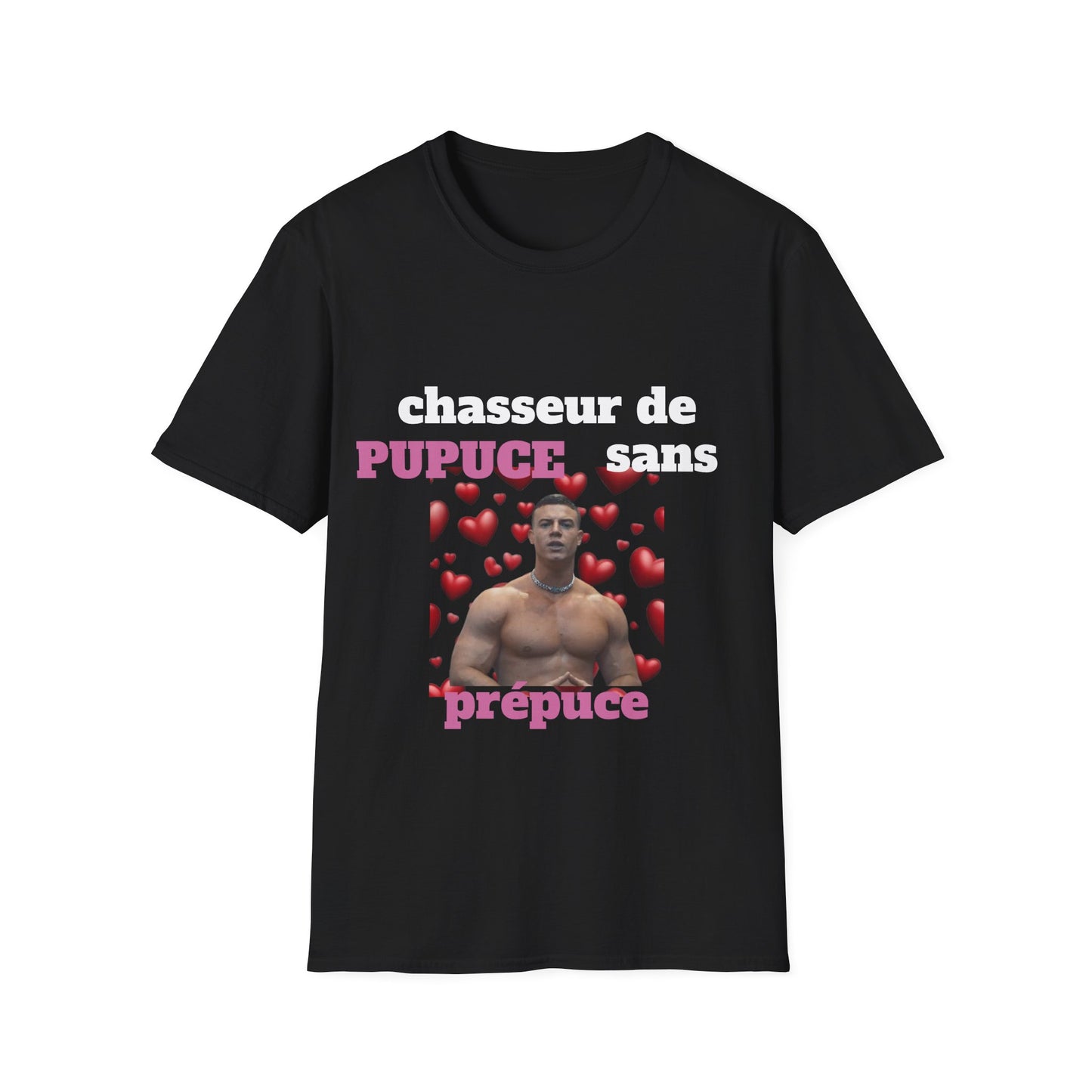 T-Shirt "Chasseur Pupuce sans prépuce " Com'd Beaufs - UNISEX