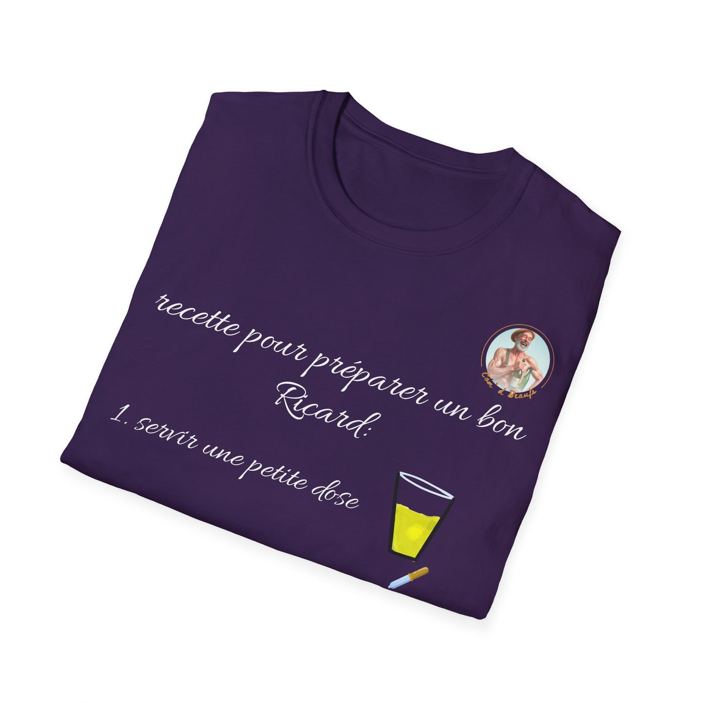 T- shirt "recette pour un bon Ricard" - UNISEX