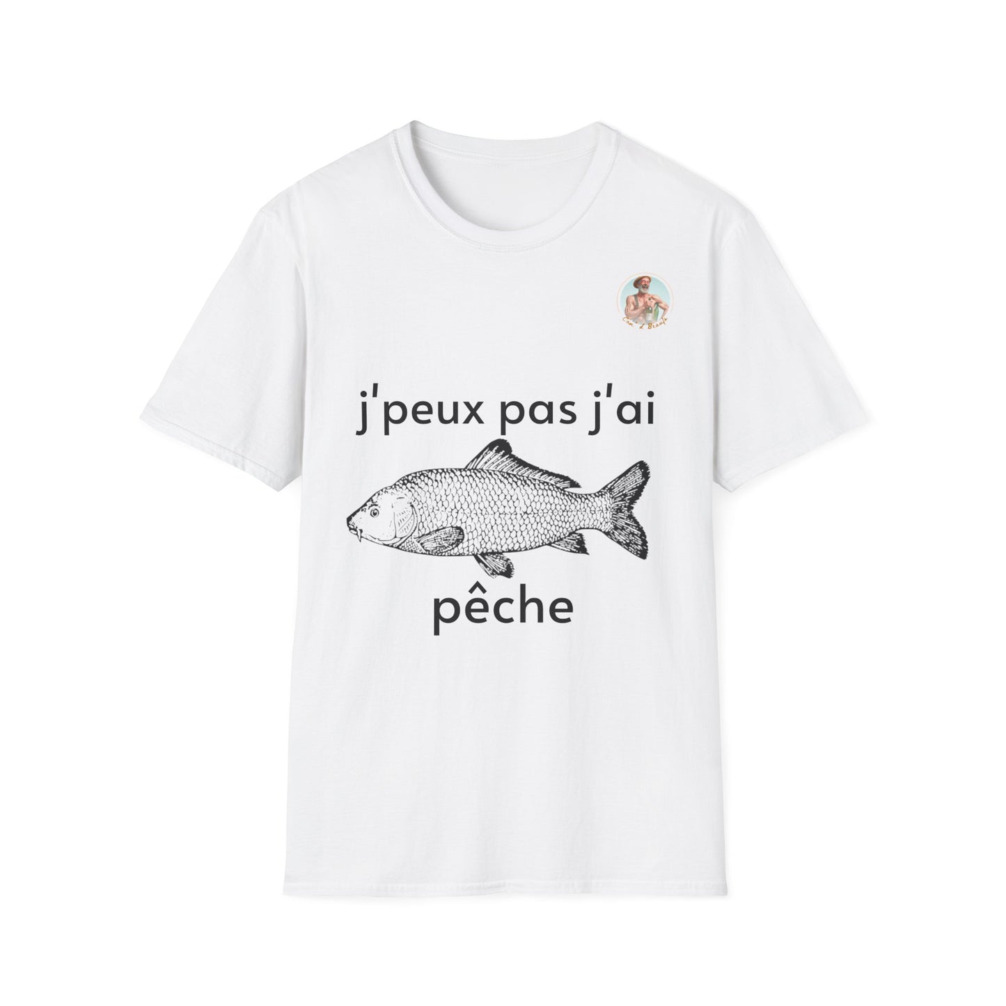 T-Shirt j'peux pas j'ai pêche Com'd Beaufs - UNISEX
