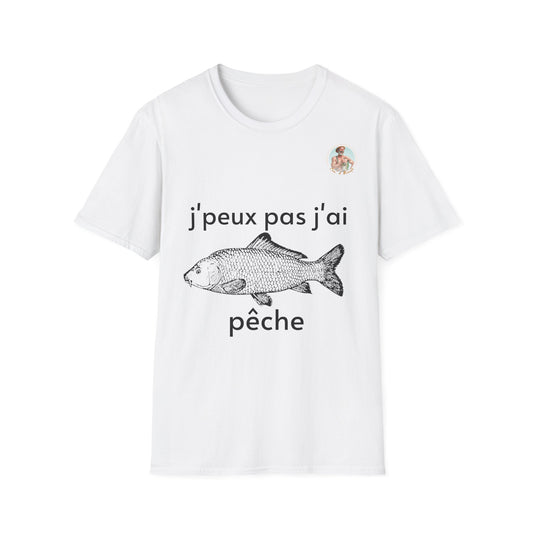 T-Shirt j'peux pas j'ai pêche Com'd Beaufs - UNISEX