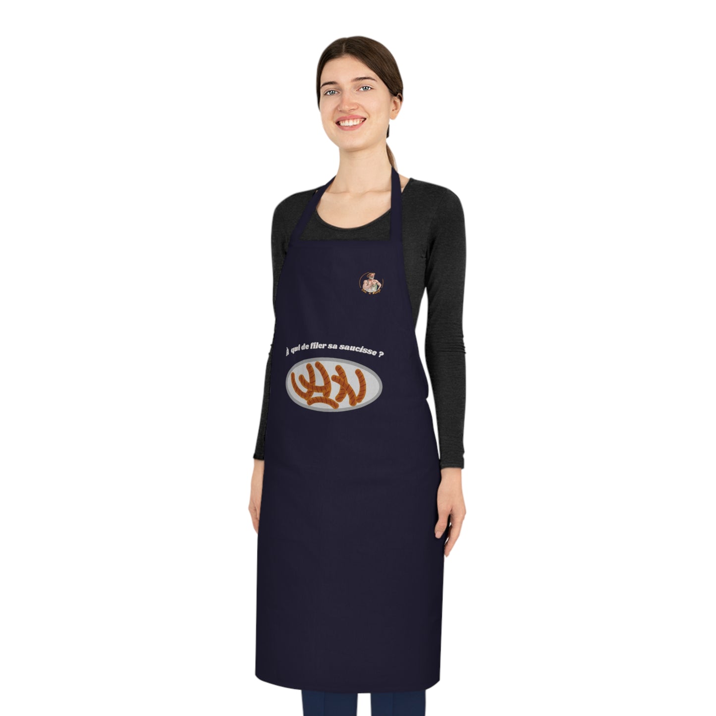 tablier  "À qui de filer sa saucisse ?" Comdbeaufs - UNISEX
