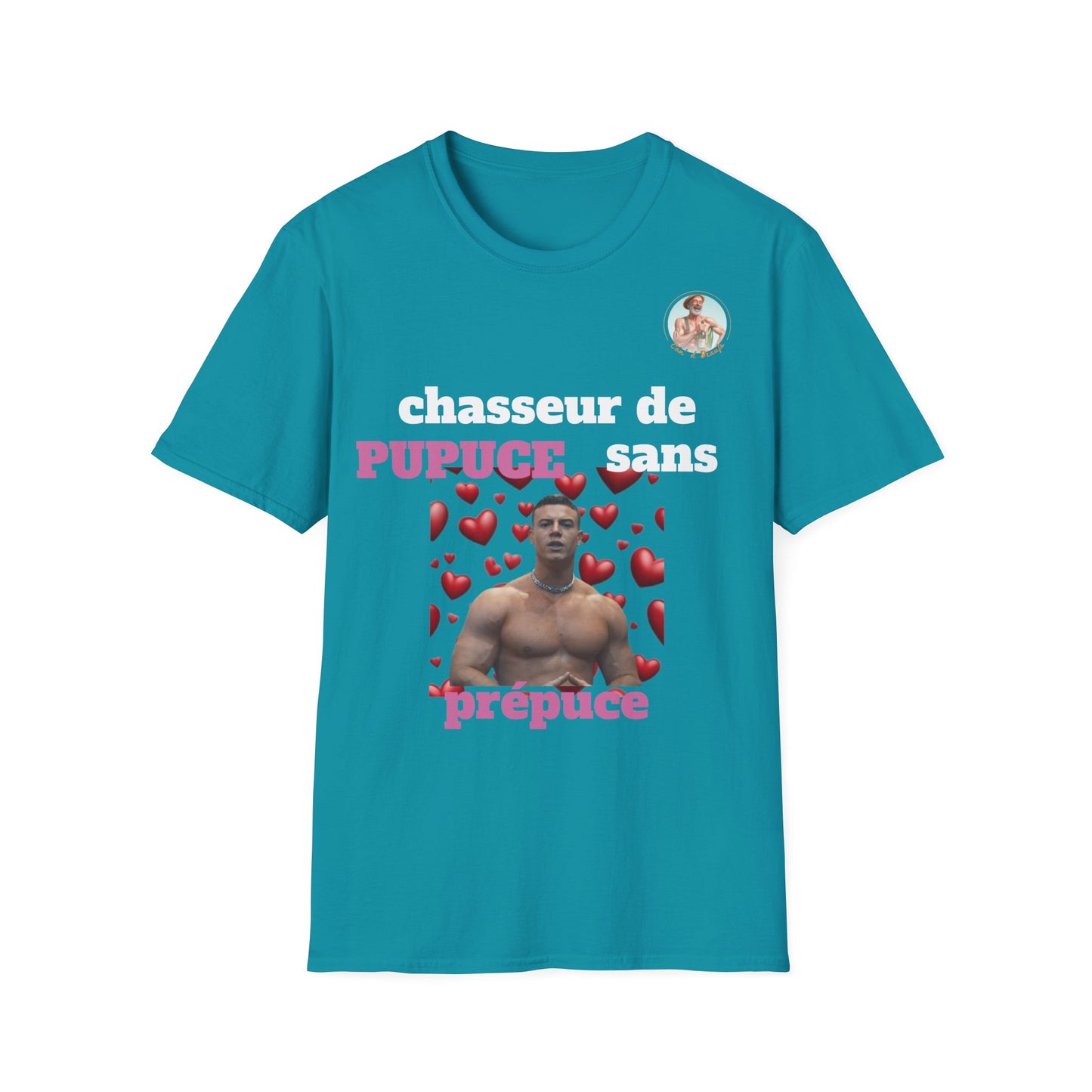 T-Shirt "Chasseur Pupuce sans prépuce " Com'd Beaufs - UNISEX