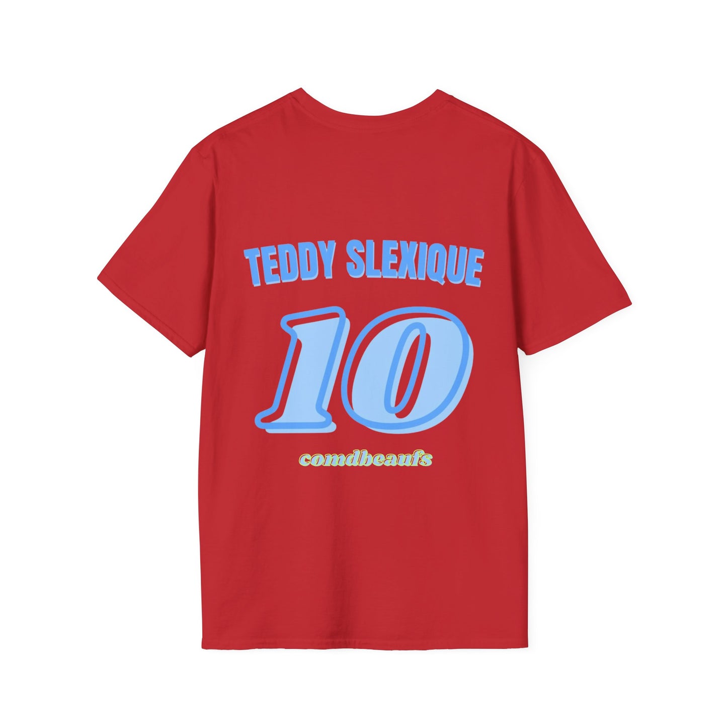 T-shirt type maillot " Teddy Slexique" Com'd Beaufs - UNISEX