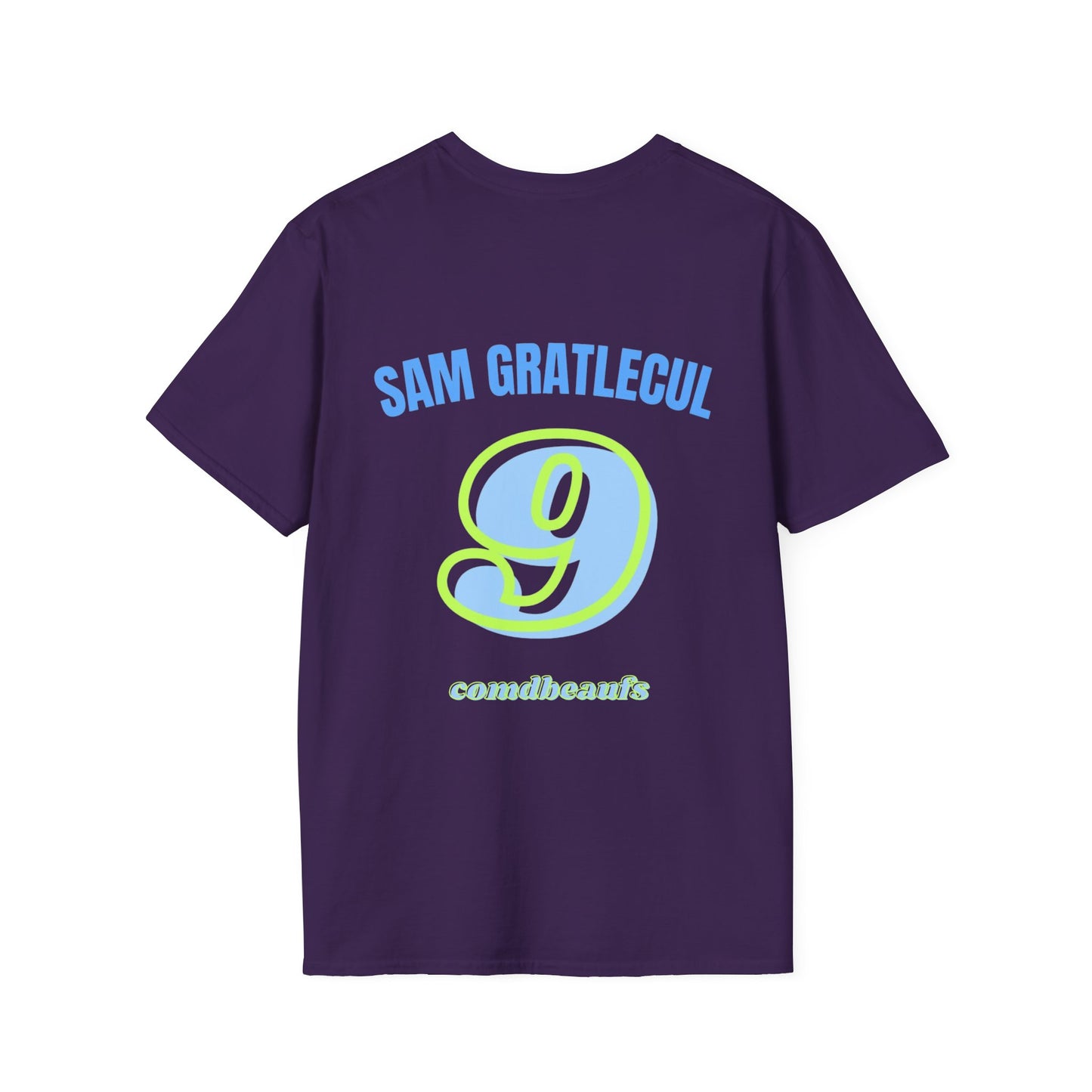 T-shirt type maillot " Sam Gratlecul " Com'd Beaufs - UNISEX