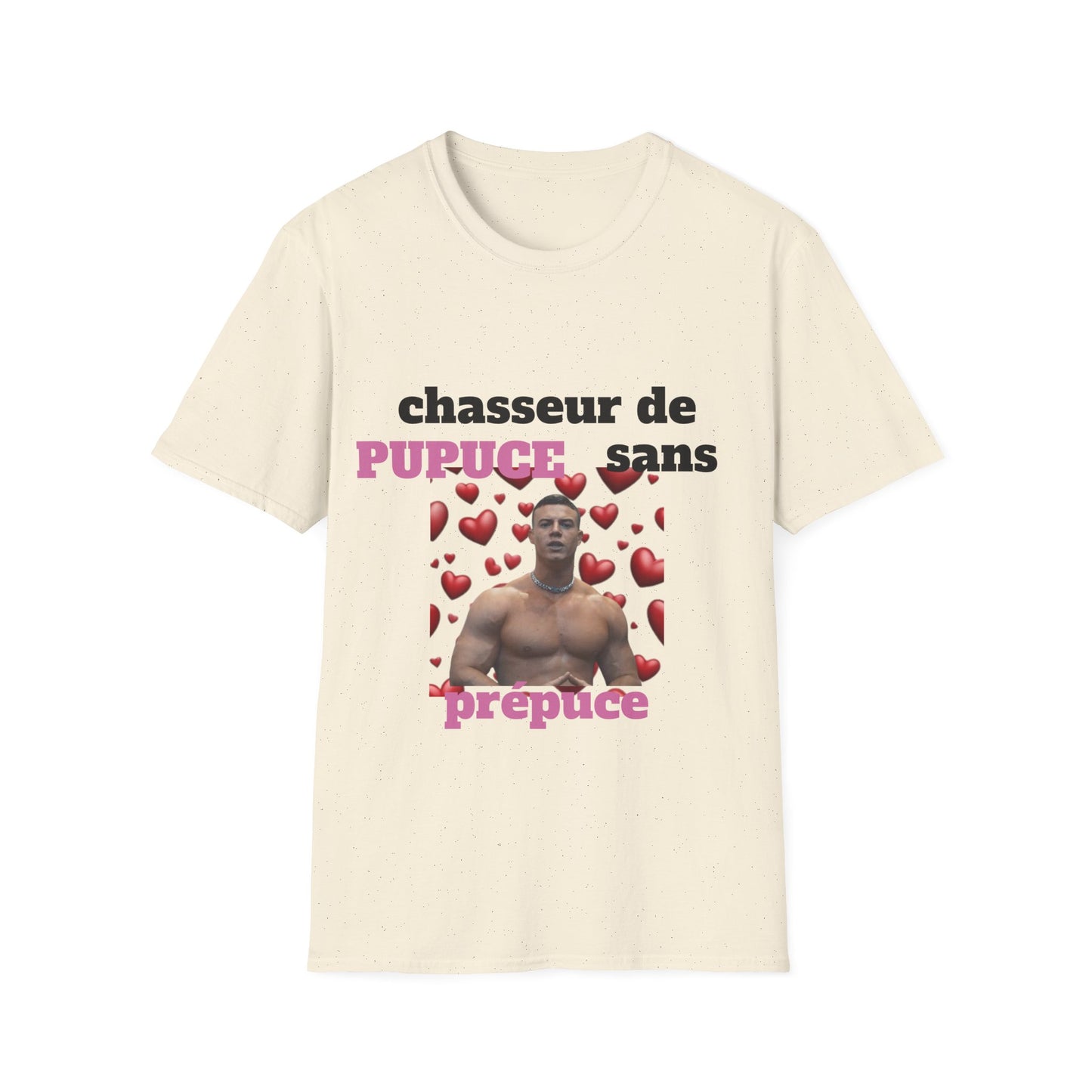 T-Shirt "Chasseur Pupuce sans prépuce " Com'd Beaufs - UNISEX