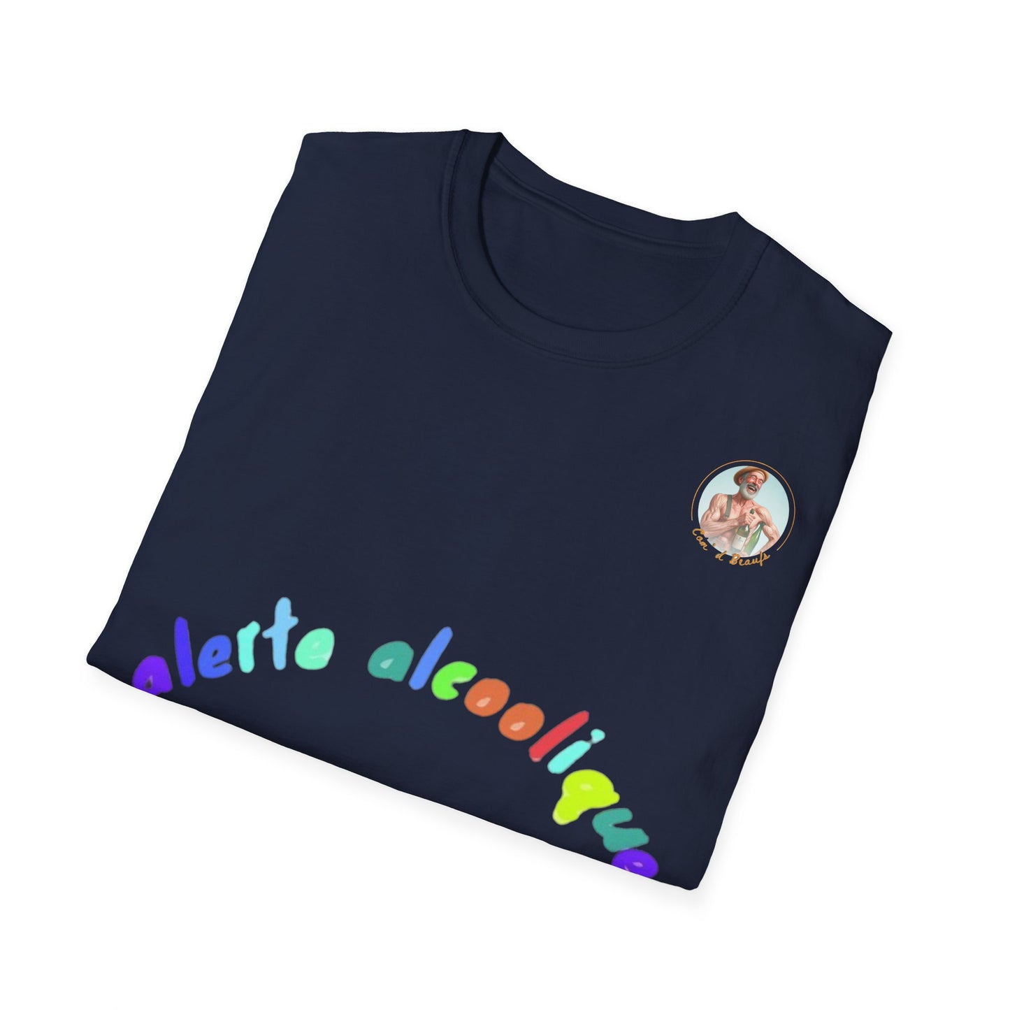 T-Shirt " Alerte Alcoolique " Com'd Beaufs - UNISEX