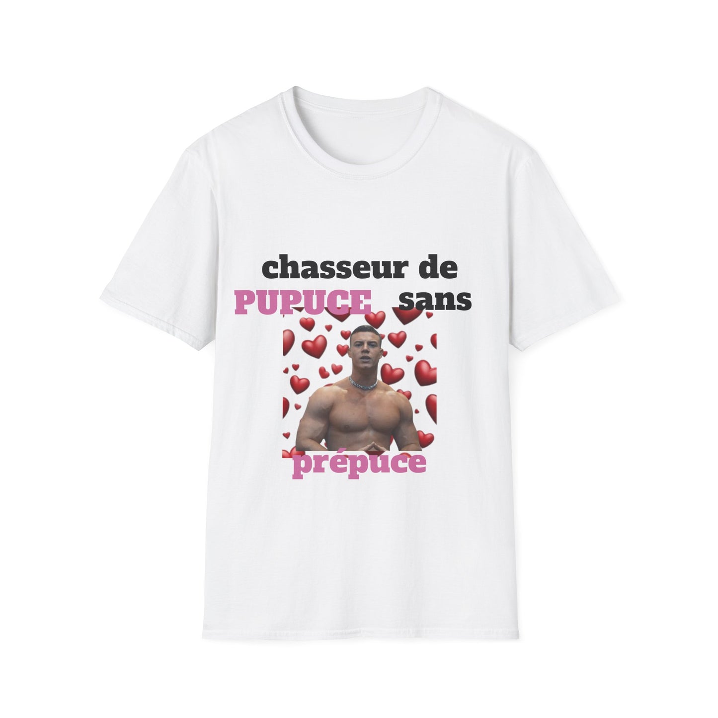 T-Shirt "Chasseur Pupuce sans prépuce " Com'd Beaufs - UNISEX