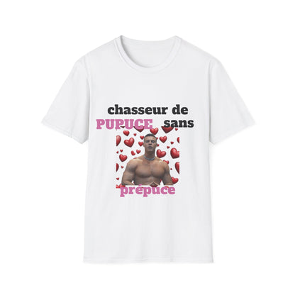 T-Shirt "Chasseur Pupuce sans prépuce " Com'd Beaufs - UNISEX