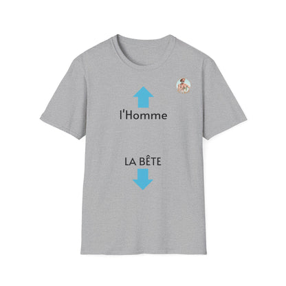 T-Shirt L'Homme - LA BÊTE Com'd Beaufs - UNISEX