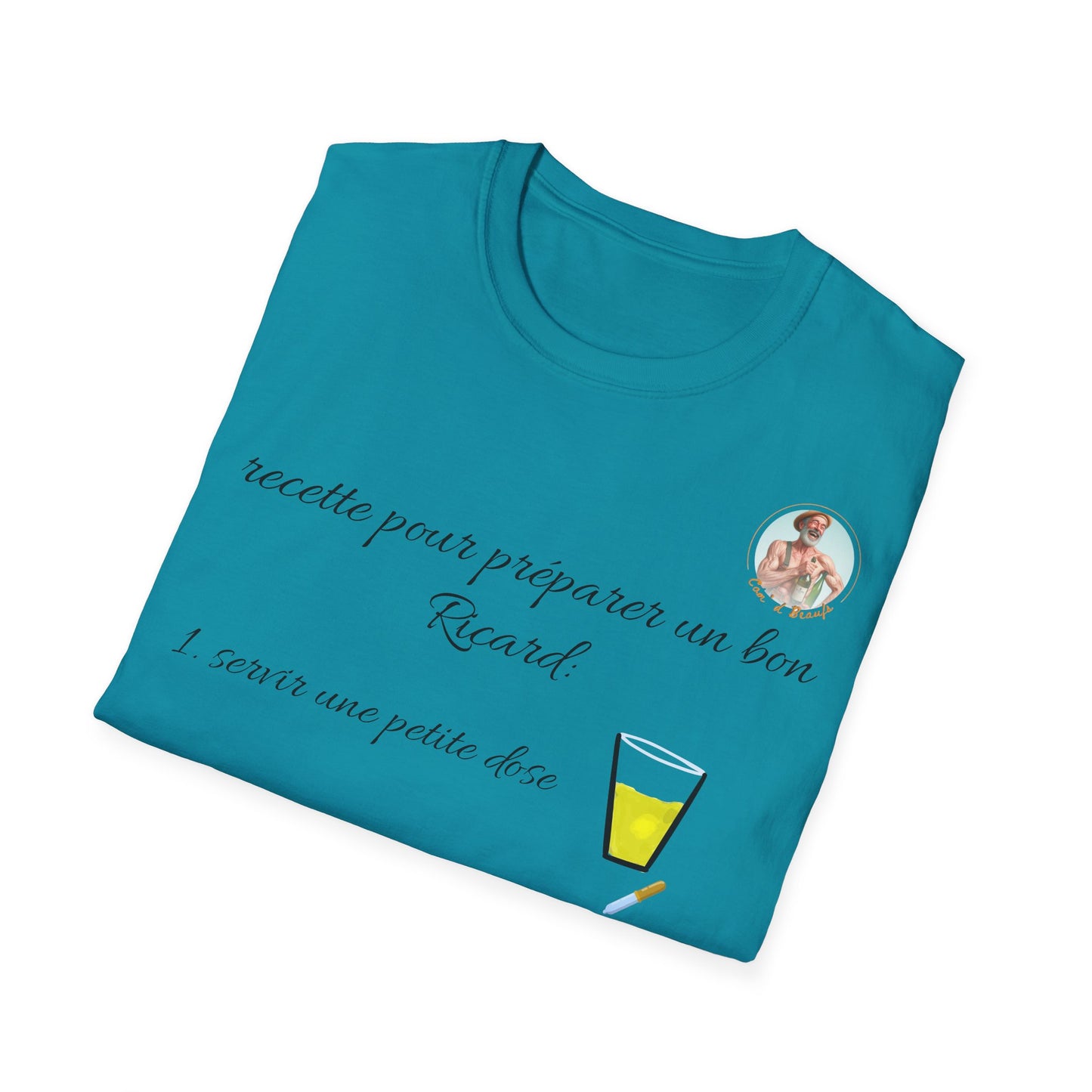 T- shirt "recette pour un bon Ricard" - UNISEX