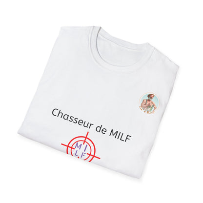 T-Shirt "Chasseur De Milf" Com'd Beaufs - UNISEX